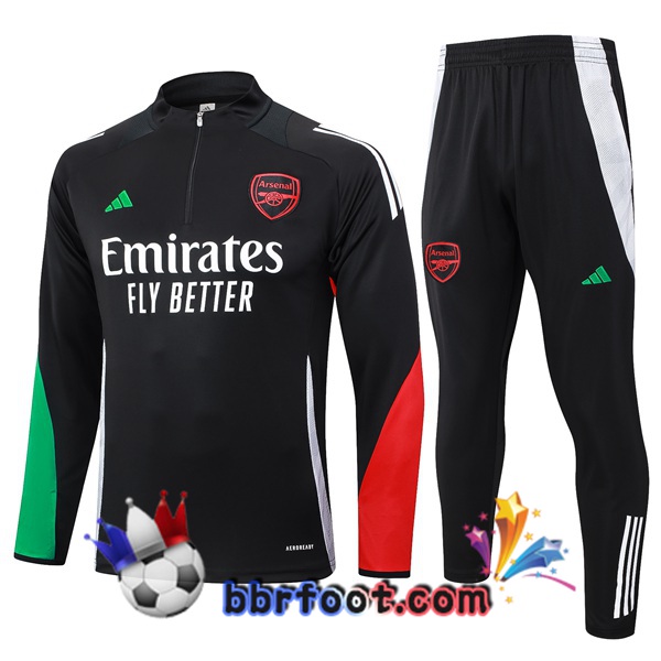 Survetement Foot Arsenal Noir 2024/2025