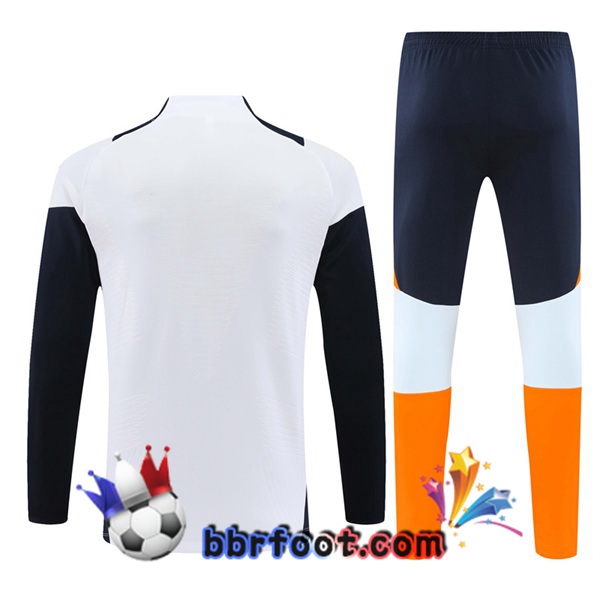 Survetement Foot Real Madrid Blanc Jaune 2024/2025