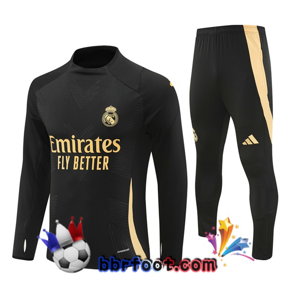 Survetement Foot Real Madrid Noir 2024/2025