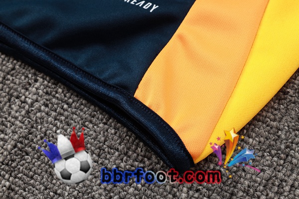 Survetement Foot - Veste Real Madrid Bleu Royal Jaune 2024/2025