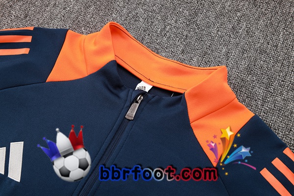 Survetement Foot - Veste Manchester United Bleu Royal 2024/2025