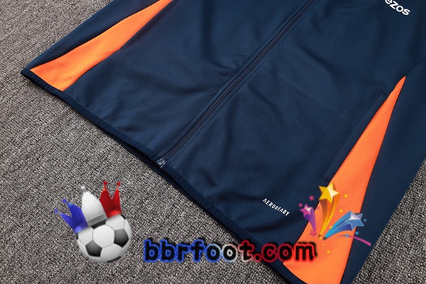 Survetement Foot - Veste Manchester United Bleu Royal 2024/2025