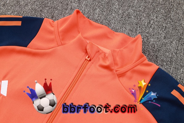 Survetement Foot - Veste Manchester United Orange 2024/2025