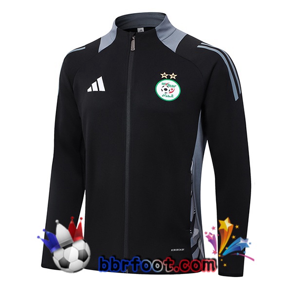 Veste Foot Algerie Noir 2024/2025