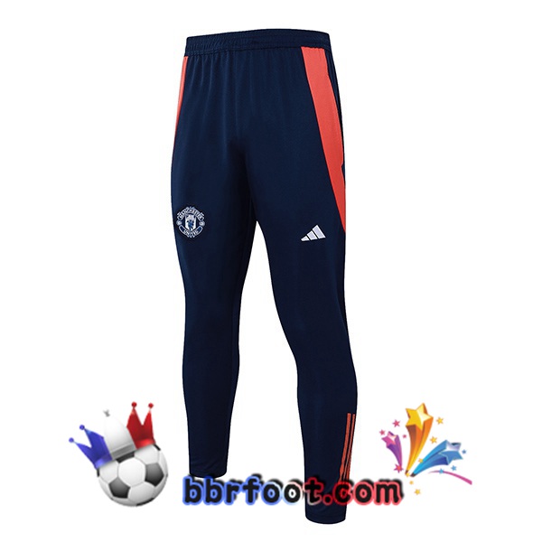 Pantalon Foot Manchester United Bleu Royal 2024/2025