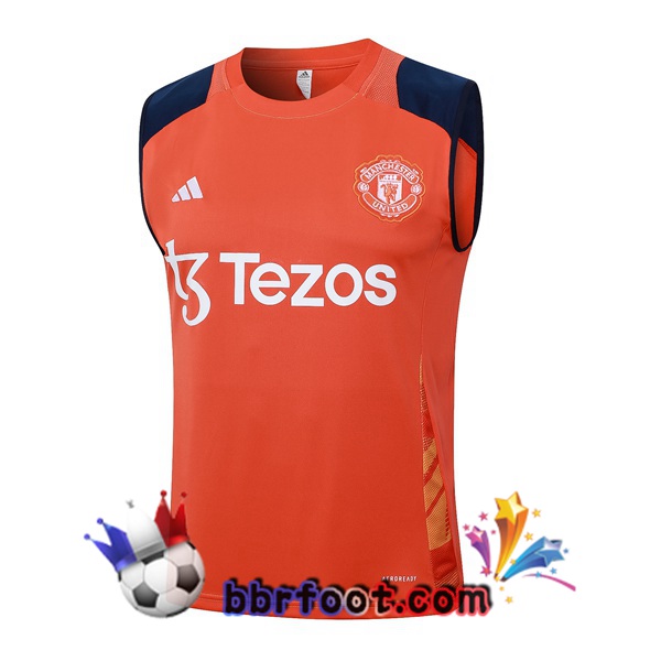 Gilet Foot Manchester United Orange 2024/2025