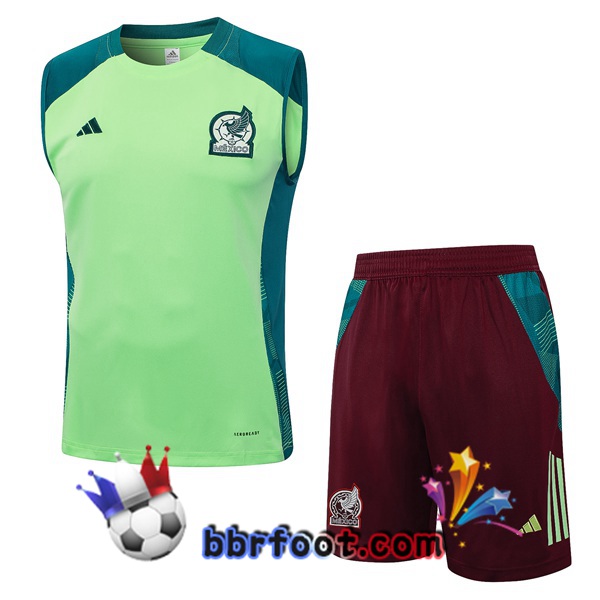 Gilet Foot Mexique + Shorts Vert 2024/2025