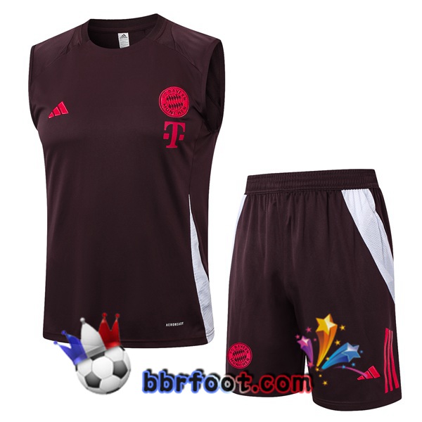 Gilet Foot Bayern Munich + Shorts Marron 2024/2025