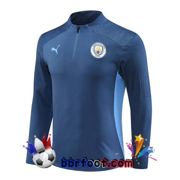 Sweatshirts Homme Manchester City Bleu Royal 2024/2025