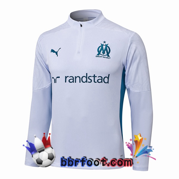 Sweatshirts Homme Marseille OM Blanc 2024/2025