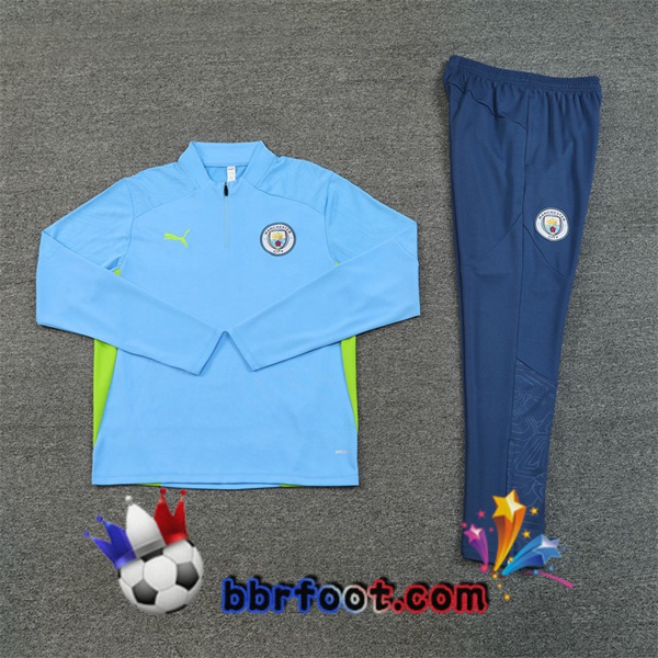 Survetement Foot Manchester City Bleu 2024/2025