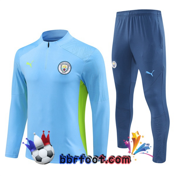 Survetement Foot Manchester City Bleu 2024/2025