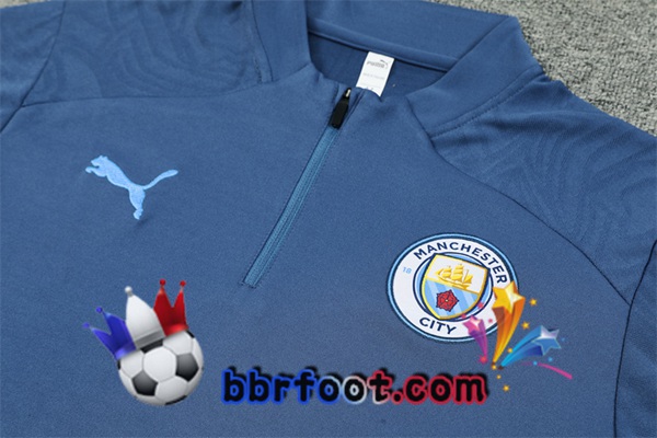 Survetement Foot Manchester City Bleu Royal 2024/2025