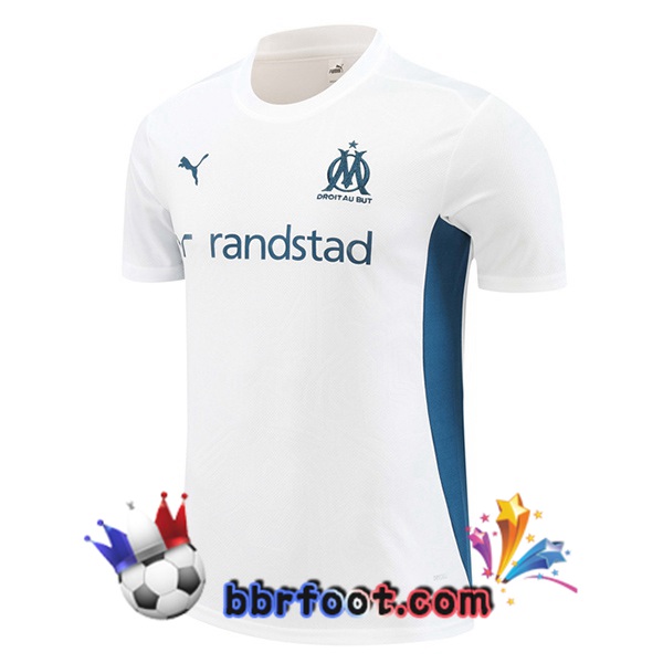 Training T-Shirts Marseille OM Blanc 2024/2025