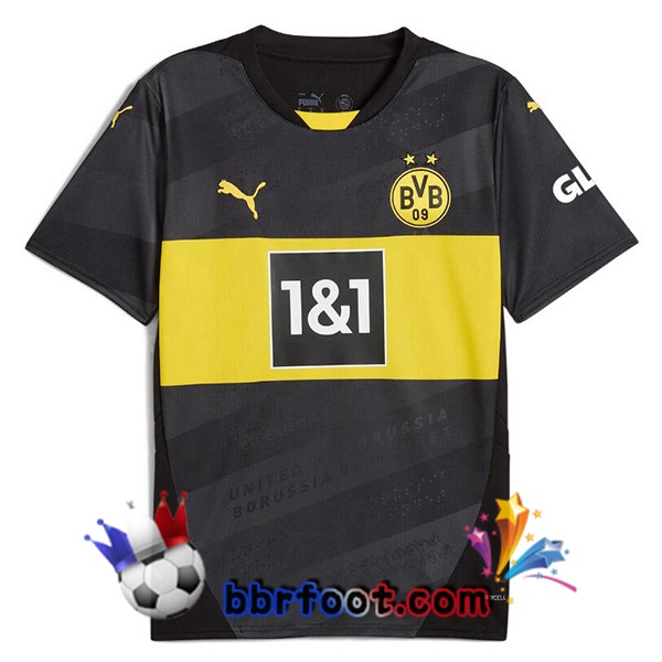 Maillot Foot Dortmund BVB Exterieur Noir 2024/2025