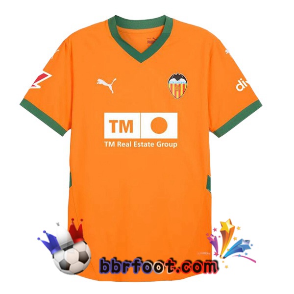 Maillot Foot Valencia CF Third Orange 2024/2025
