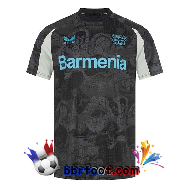 Maillot Foot Bayer 04 Leverkusen Third Noir 2024/2025