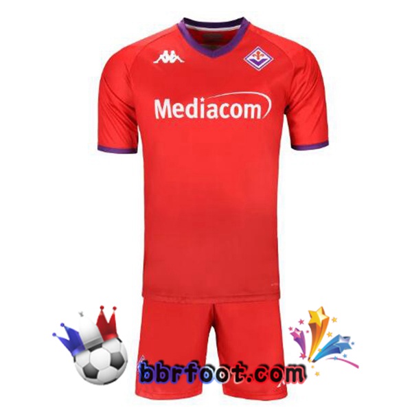 Maillot Foot ACF Fiorentina Enfant Third Rouge 2024/2025