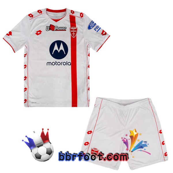 Maillot Foot AC Monza Enfant Exterieur Blanc 2024/2025