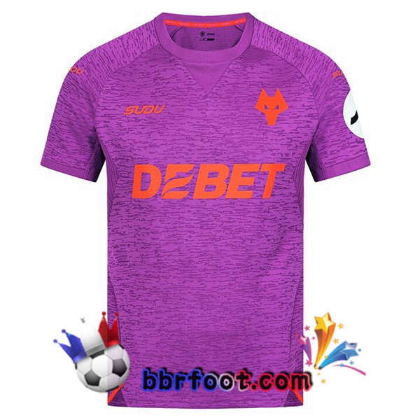 Maillot Foot Wolves Third Pourpre 2024/2025