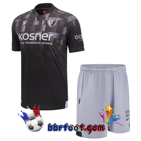 Maillot Foot CA Osasuna Enfant Third Noir 2024/2025