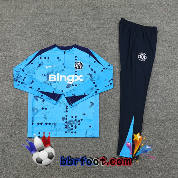 Survetement Foot FC Chelsea Bleu 2024/2025