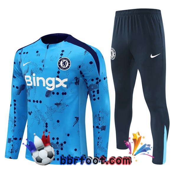 Survetement Foot FC Chelsea Bleu 2024/2025