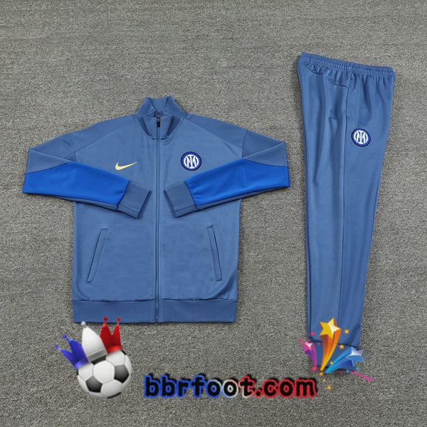 Survetement Foot - Veste Inter Milan Bleu 2024/2025
