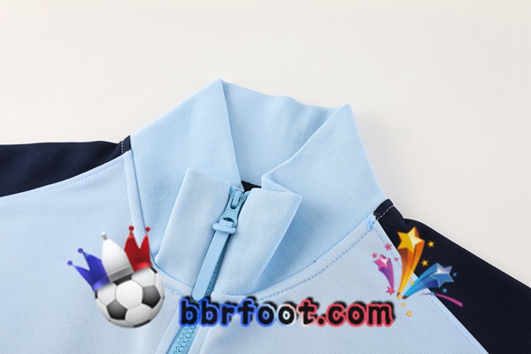 Survetement Foot - Veste France Bleu 2024/2025