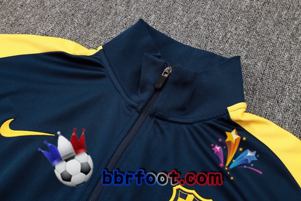 Survetement Foot - Veste FC Barcelone Bleu Royal 2024/2025