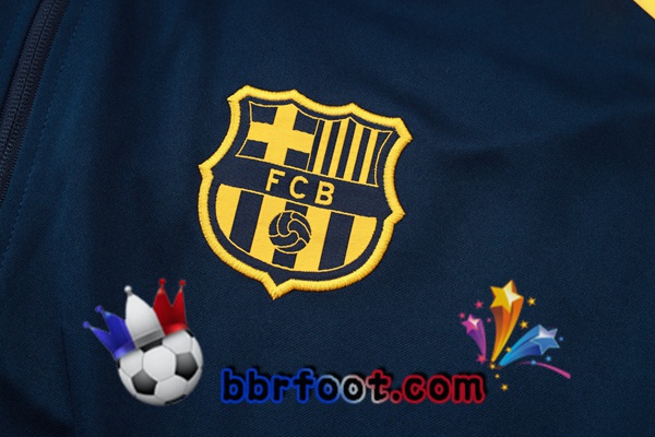 Survetement Foot - Veste FC Barcelone Bleu Royal 2024/2025