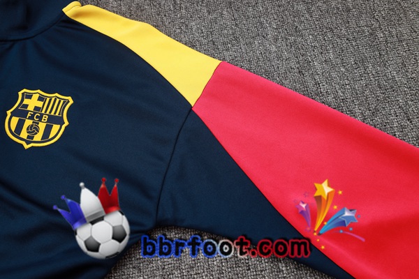 Survetement Foot - Veste FC Barcelone Bleu Royal 2024/2025