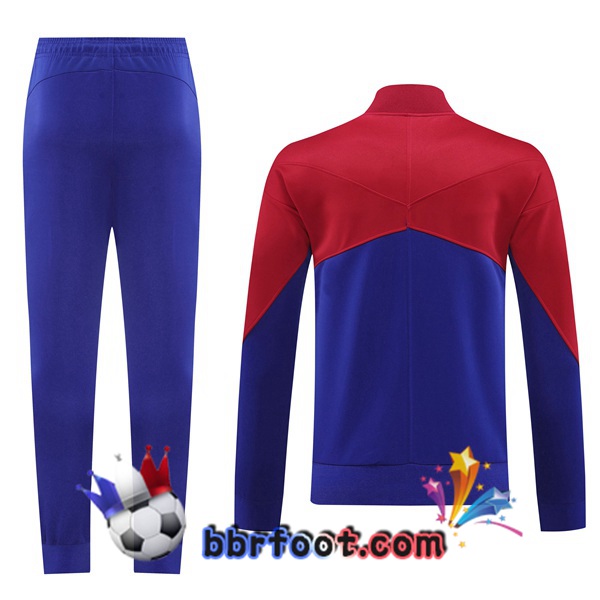 Survetement Foot - Veste FC Barcelone Bleu 2024/2025