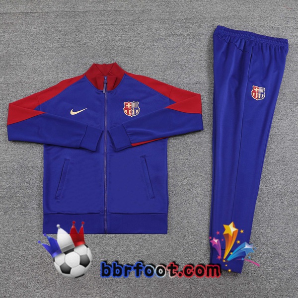 Survetement Foot - Veste FC Barcelone Bleu 2024/2025
