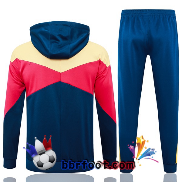 Survetement Foot - Coupe Vent FC Barcelone Bleu Royal 2024/2025