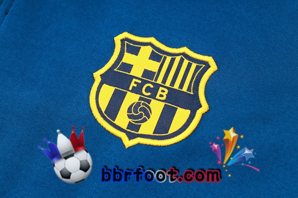 Survetement Foot - Coupe Vent FC Barcelone Bleu Royal 2024/2025