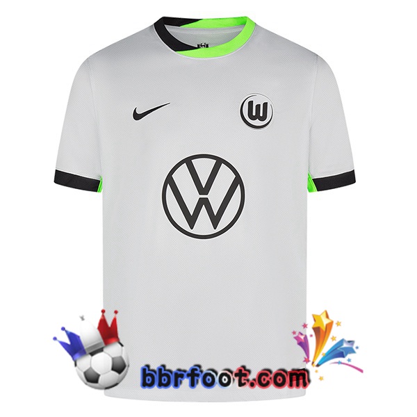 Maillot Foot Vfl Wolfsburg Third Blanc 2024/2025