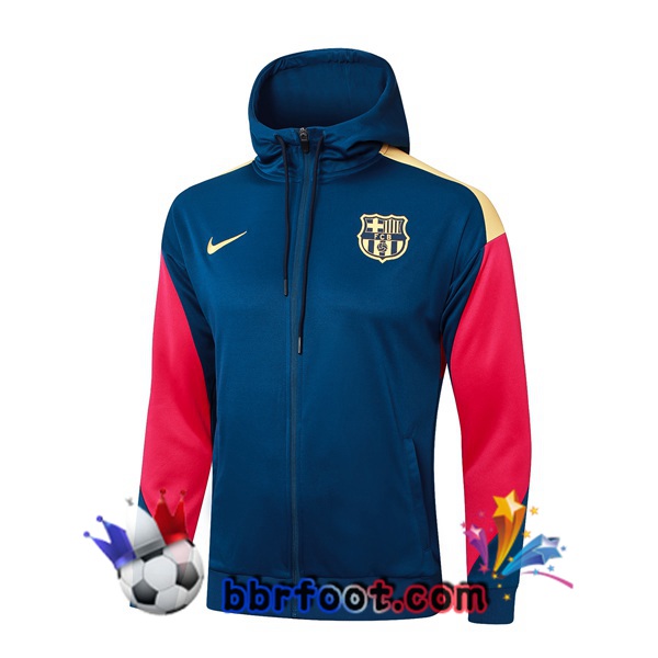 Coupe Vent FC Barcelone Bleu Royal 2024/2025