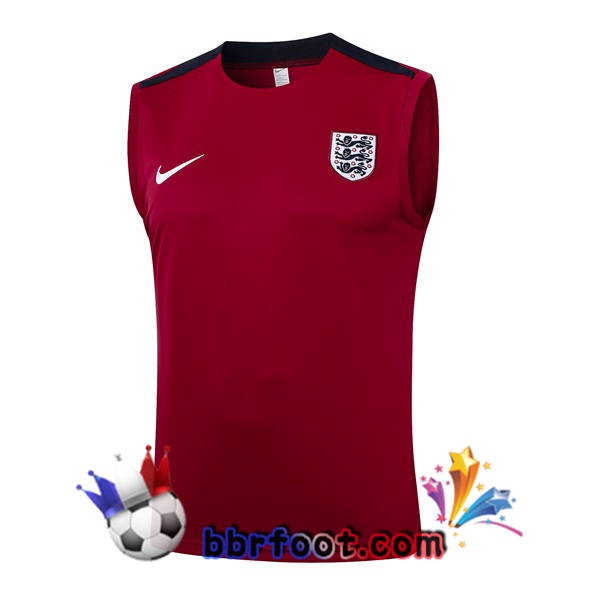 Gilet Foot Angleterre Rouge 2024/2025