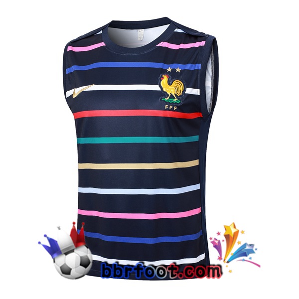 Gilet Foot France Bleu Royal 2024/2025