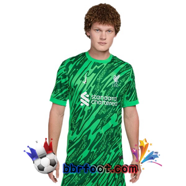 Maillot Foot FC Liverpool Gardien de but Vert 2024/2025