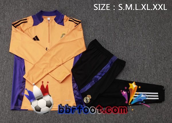 Survetement Foot Real Madrid Orange 2025/2026