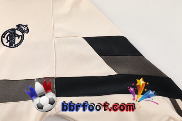 Survetement Foot - Sweat A Capuche Real Madrid Jaune 2025/2026