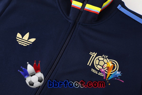 Survetement Foot - Veste Colombie Bleu Royal 2025/2026