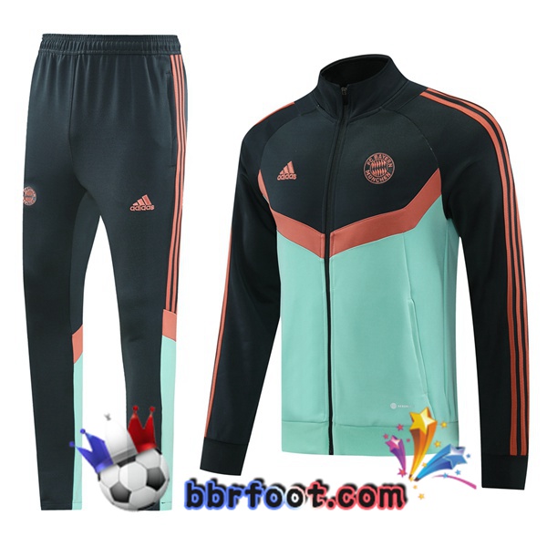 Survetement Foot - Veste Bayern Munich Vert 2025/2026