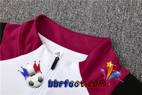 Survetement Foot Manchester United Blanc Noir 2025/2026