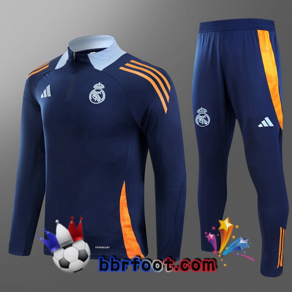 Survetement Foot Real Madrid Enfant Bleu Royal 2025/2026