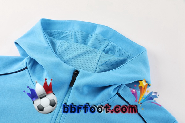 Survetement Foot - Coupe Vent Manchester City Bleu 2025/2026