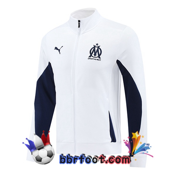Veste Foot Marseille OM Blanc 2025/2026
