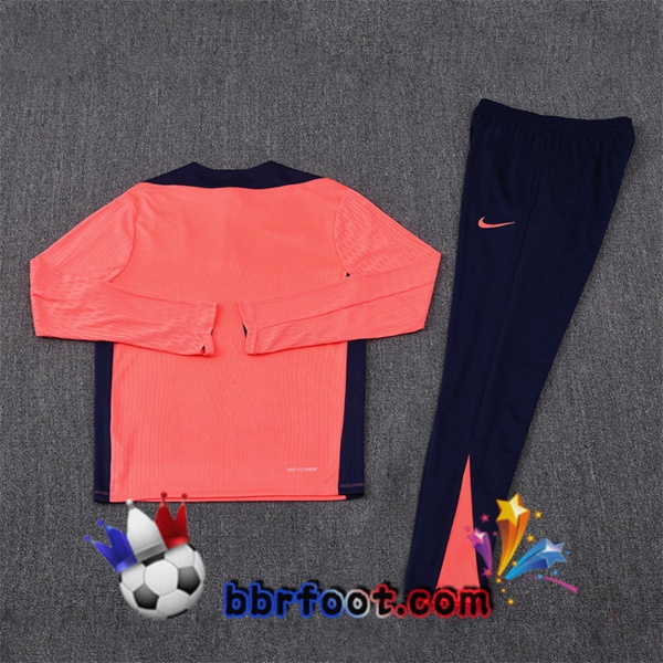 Survetement Foot FC Barcelone Orange 2025/2026